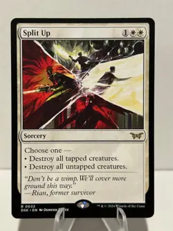 Split Up 32 R Duskmourn: House of Horror NM MTG - Image 1