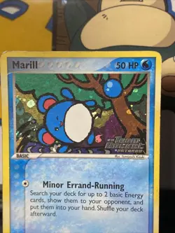 Pokemon TCG Marill 68/109 Team Rocket Returns Reverse Holo Stamped Vintage 2004 - Image 3