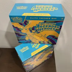 Pokemon Center ETB Ascended Heroes 2Pack in hand - Image 3