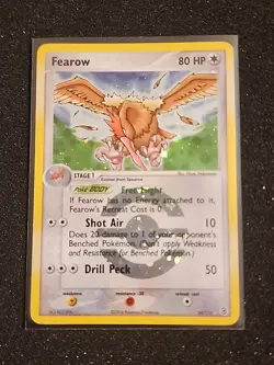 Fearow 24/112 FireRed & LeafGreen Reverse Holo Rare Pokemon *NICE* - Image 1