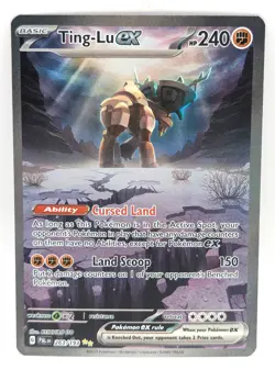 Pokemon Paldea Evolved Ting-Lu ex 263/193 full art secret rare SIR NM - Image 1