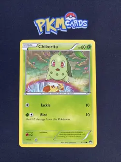 Pokemon TCG Chikorita Breakpoint 1/122 Regular LP. - Image 1
