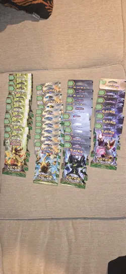 34 2016 XY Fates Collide Blister Packs. Sealed. Pokemon TCG All Artworks. - Image 1