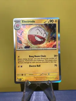 Electrode 101/165 Holo Rare - Pokemon Scarlet & Violet 151 English LP - Image 1