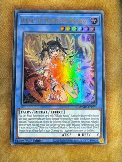Yugioh Ohime The Manifested Mikanko MZMU-EN073 Ultra Rare 1st Ed NM - Image 1