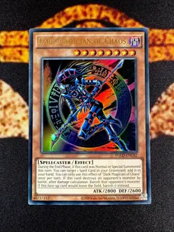 🔥YUGIOH • DARK MAGICIAN OF CHAOS • ULTRA RARE • YGLD-ENC02 • UNLIMITED • NM🔥 - Image 1