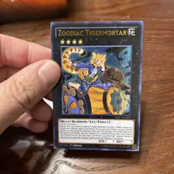 Yu-Gi-Oh! Zoodiac Tigermortar MP17-EN207 Ultra Rare 1st Edition Near Mint - Image 3