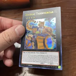 Yu-Gi-Oh! Zoodiac Tigermortar MP17-EN207 Ultra Rare 1st Edition Near Mint - Image 4