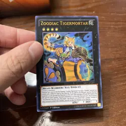 Yu-Gi-Oh! Zoodiac Tigermortar MP17-EN207 Ultra Rare 1st Edition Near Mint - Image 5