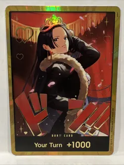 DON!! Card (Boa Hancock)(Gold) Extra Booster: One Piece Heroines Edition Foil - Image 1