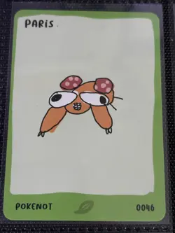 Paris 0046 Dysfunctional Passholder Pokenot Pokenots 151 Card - Image 1