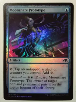 Moonsnare Prototype *FOIL Common* Magic MtG x1 Kamigawa Neon Dynasty - Image 1