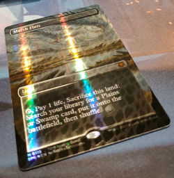 Marsh Flats Dragonscale Foil Borderless - Tarkir Dragonstorm - NM (see pics) MTG - Image 3