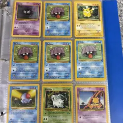 Huge Lot Vintage Pokemon Cards Pikachu Gastly Meowth - Image 1