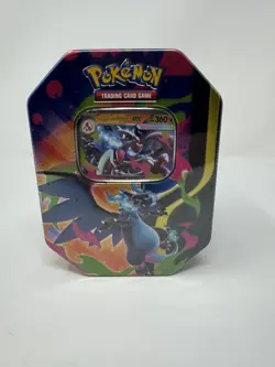 Mega Charizard Ex Tin - Mega Charizard X EX - Pokemon TCG Sealed - Image 1
