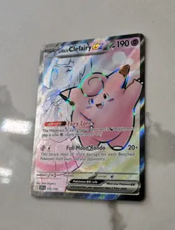Lillie's Clefairy ex 195 Full Art Black Star Promo Pokemon Card - Near Mint - Image 2