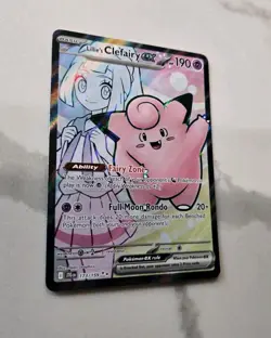 Lillie's Clefairy ex 195 Full Art Black Star Promo Pokemon Card - Near Mint - Image 3