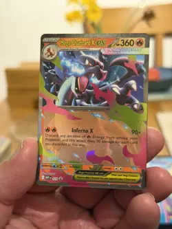 Pokemon - 029 Mega Evolutions Promo - Mega Charizard X ex - Black Star - Image 1