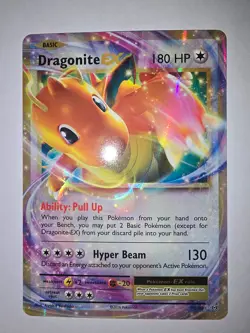 Dragonite EX 72/108 Holo Rare EX Evolutions Pokemon NM - Image 1