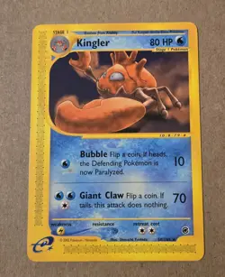 2002 Pokemon Kingler 50/165 Expedition Base Set WOTC Non-Holo - Image 1