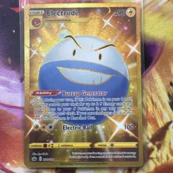 Pokemon Electrode 222/198 Secret Rare Holo Chilling Reign 2021 Electric Ball Bu… - Image 1