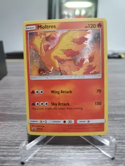 Moltres - SM143 - Pokemon Sun & Moon Promo Holo Rare Card lp - Image 1