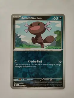 Carte Pokemon - Axoloto de Paldea Reverse 093/159 - Aventures Ensemble EV09 - Image 1