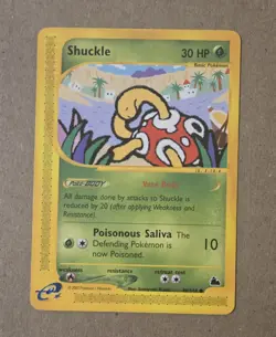 2003 Pokemon Shuckle 96/144 Skyridge Regular Base Card WOTC Great Shape. - Image 1