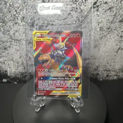 Pokemon TCG Charizard & Braixen GX Full Art Holo Card 212/236 Sm-Cosmic Eclipse - Image 1