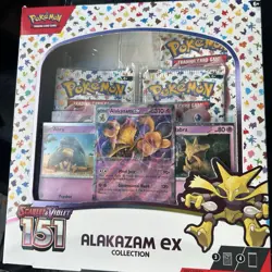 Pokemon TCG: Scarlet & Violet-151 Alakazam ex Collection Booster Box 820650855269 - Image 1