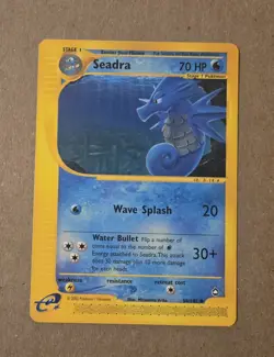 2002 Pokemon Seadra 58/147 Aquapolis e-Reader Series Regular Base Non Holo Card - Image 1