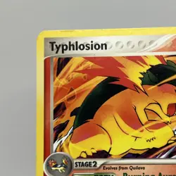 Pokemon Typhlosion 17/115 EX Unseen Forces Rare 2005 TCG LP - Image 2