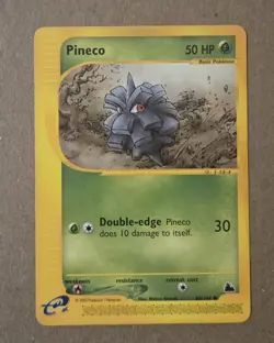 2003 Pokemon Skyridge PINECO Regular Base Card Non-holo 86/144 Great Shape! - Image 1