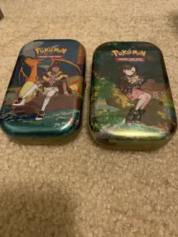 Pokemon TCG Crown Zenith Leon + Marnie Mini Tins Lot of 2! New! Sealed! - Image 1