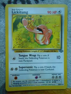 LICKITUNG 90 HP 38/64 - JUNGLE CARTE POKEMON WIZARDS - TRES BON ETAT - ANGLAIS - Image 1