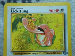 LICKITUNG 90 HP 38/64 - JUNGLE CARTE POKEMON WIZARDS - TRES BON ETAT - ANGLAIS - Image 2