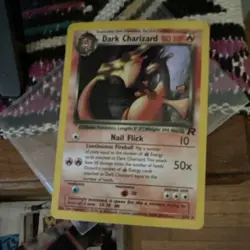 Dark Charizard 4/82 Holo Rare Team Rocket 80 HP Pokemon TCG English Card - Image 1