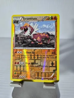Pokemon Tyrantrum Rare Reverse Holo XY - Furious Fists 62/111 LP - Image 1
