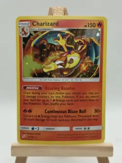 Pokemon TCG Charizard 14/181 Sun & Moon Team Up HOLO - Image 1