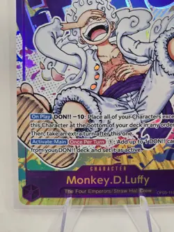 One Piece TCG OP05-119 Monkey D. Luffy Gear 5 Parallel SEC Alt Art English - Image 4