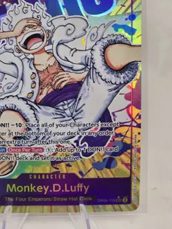One Piece TCG OP05-119 Monkey D. Luffy Gear 5 Parallel SEC Alt Art English - Image 5