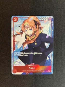 One Piece CCG TCG Sanji Op10-005 Sr Alternate Art Parallel English Near Mint - Image 1