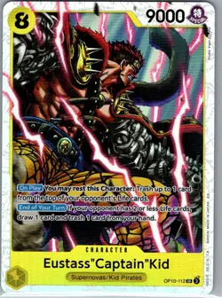 Eustass"Captain"Kid OP10-112 SR PRB02 - One Piece Card - NM - Image 1