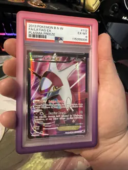 Latias EX 112 Full Art Holo Ultra Rare Card 112 /116 Plasma Freeze PSA 6 LOW POP - Image 3