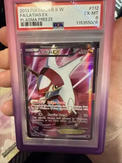 Latias EX 112 Full Art Holo Ultra Rare Card 112 /116 Plasma Freeze PSA 6 LOW POP - Image 4