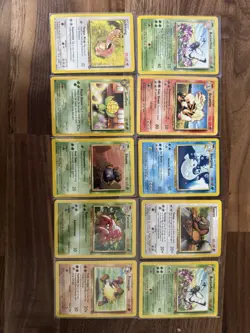 42 Pokemon WOTC Vintage Card Lot - Mixed Uncommon Bundle - Base Jungle Fossil - Image 5