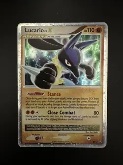 Lucario LV.X DP12 Promo Pokemon Card Excellent Condition - Image 1