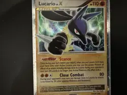 Lucario LV.X DP12 Promo Pokemon Card Excellent Condition - Image 3