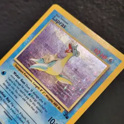 Lapras 10/62 Fossil Holo Rare Pokemon Card - Image 4