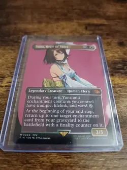 Final Fantasy MTG Yuna, Hope of Spira 404 Mythic Borderless Regular Card - Image 2